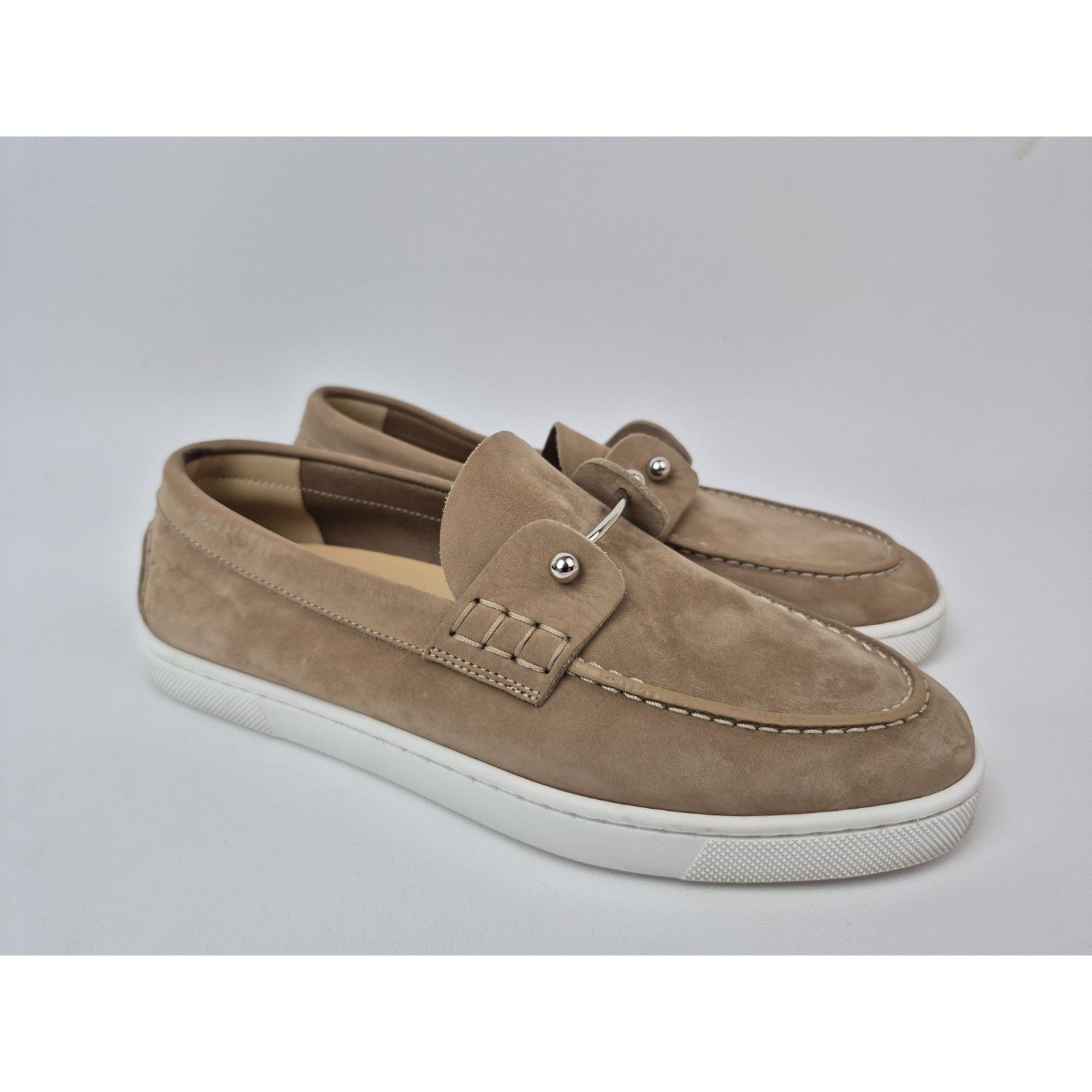 Christian Louboutin Women's Lionne Suede Chambeliboat Donna Boat Shoe Size 36